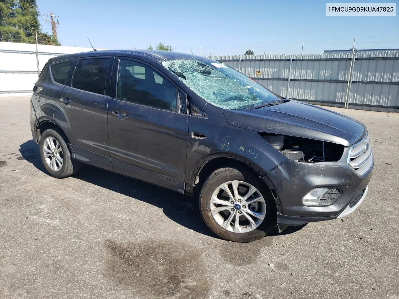 2019 Ford Escape Se VIN: 1FMCU9GD9KUA47825 Lot: 77427454