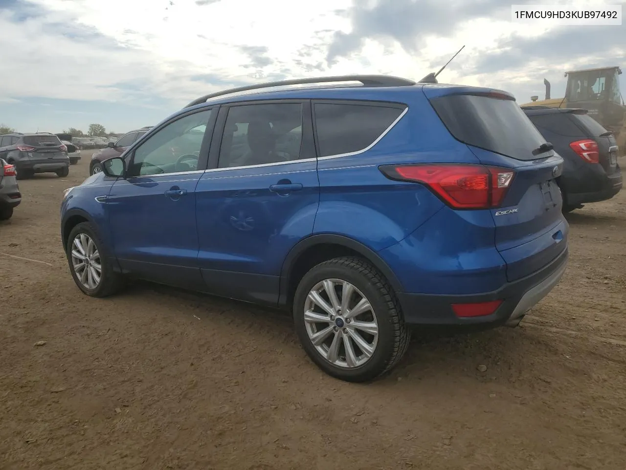 2019 Ford Escape Sel VIN: 1FMCU9HD3KUB97492 Lot: 77443554