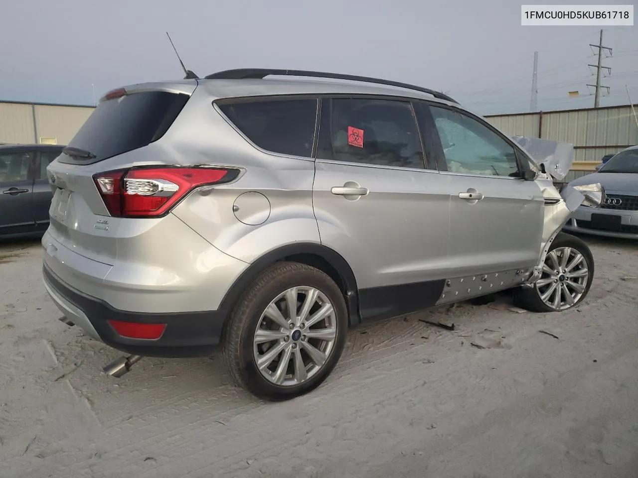 2019 Ford Escape Sel VIN: 1FMCU0HD5KUB61718 Lot: 77698324