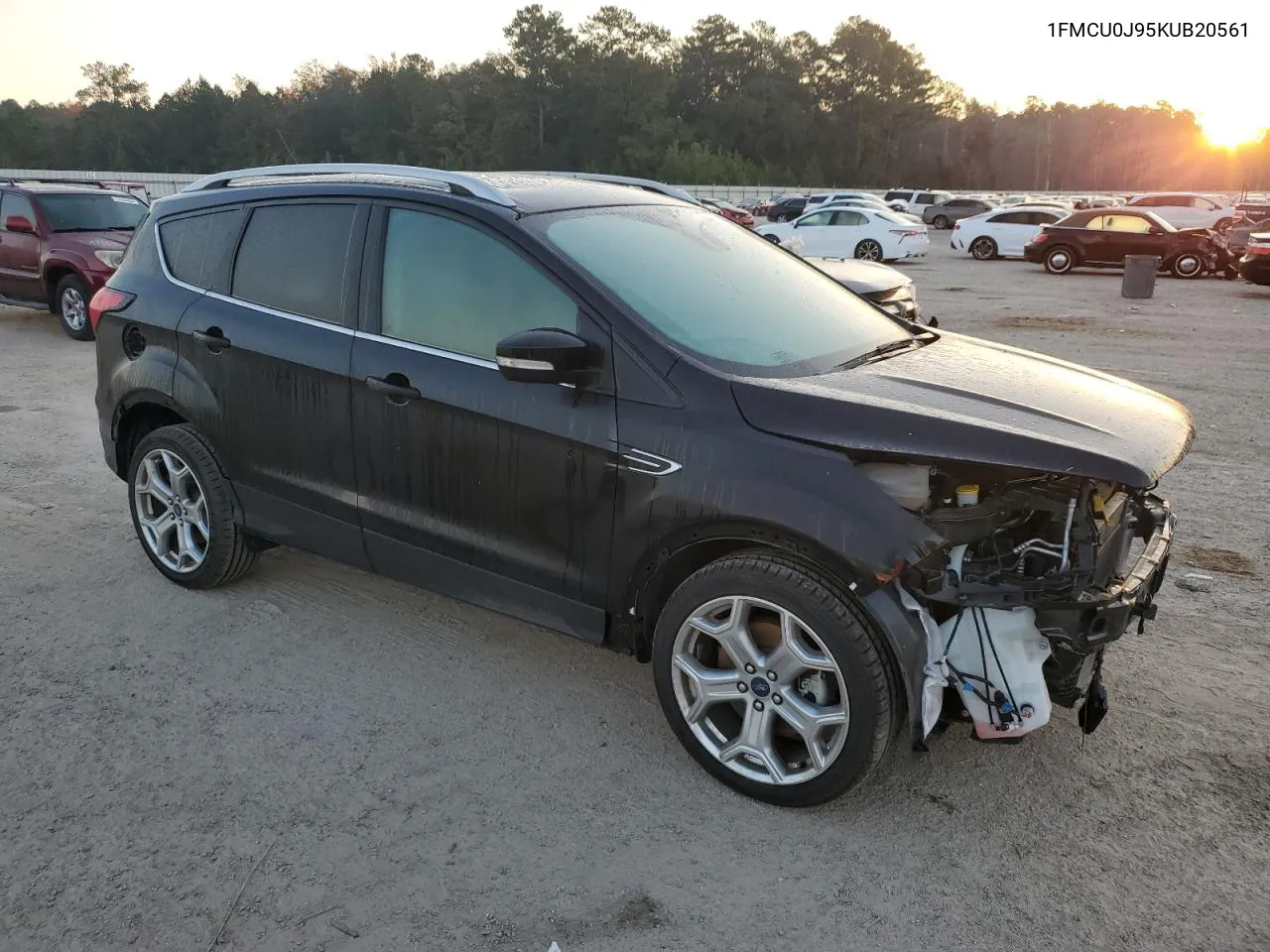 2019 Ford Escape Titanium VIN: 1FMCU0J95KUB20561 Lot: 77776714