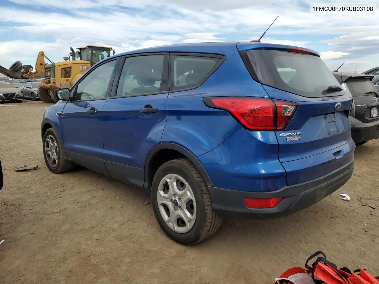 2019 Ford Escape S VIN: 1FMCU0F70KUB03108 Lot: 77906964