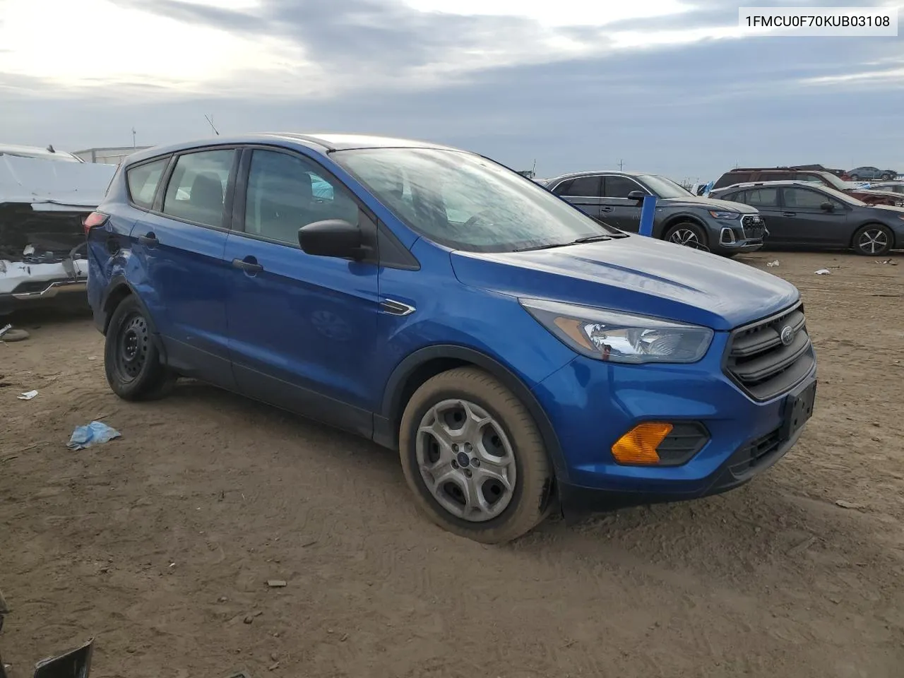 2019 Ford Escape S VIN: 1FMCU0F70KUB03108 Lot: 77906964