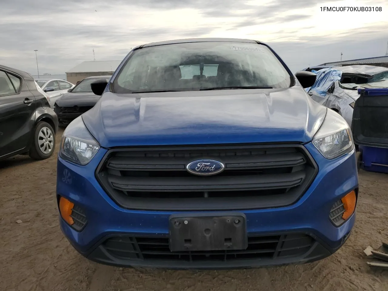 2019 Ford Escape S VIN: 1FMCU0F70KUB03108 Lot: 77906964