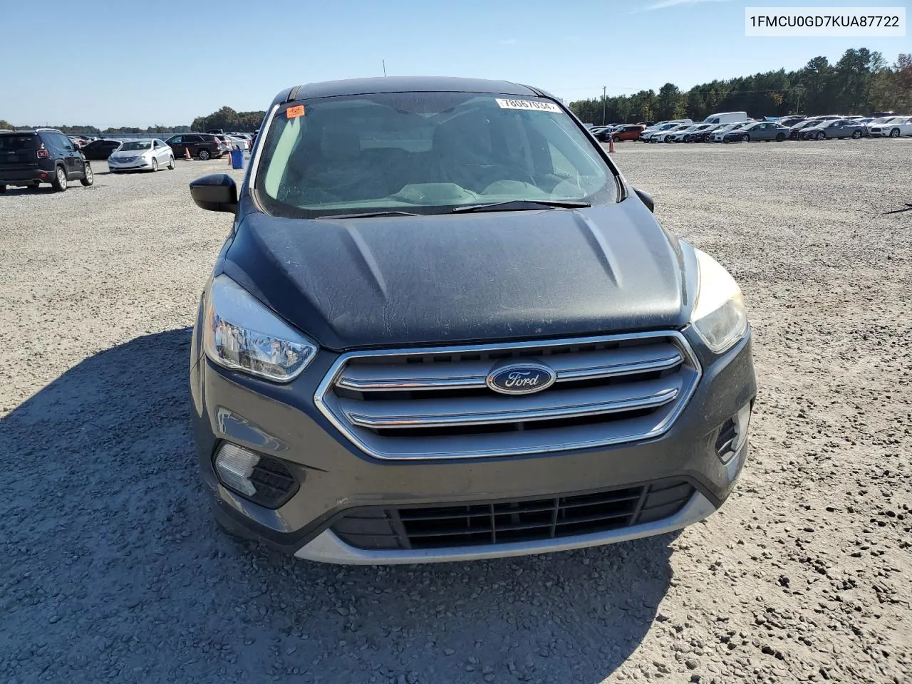 2019 Ford Escape Se VIN: 1FMCU0GD7KUA87722 Lot: 78067034