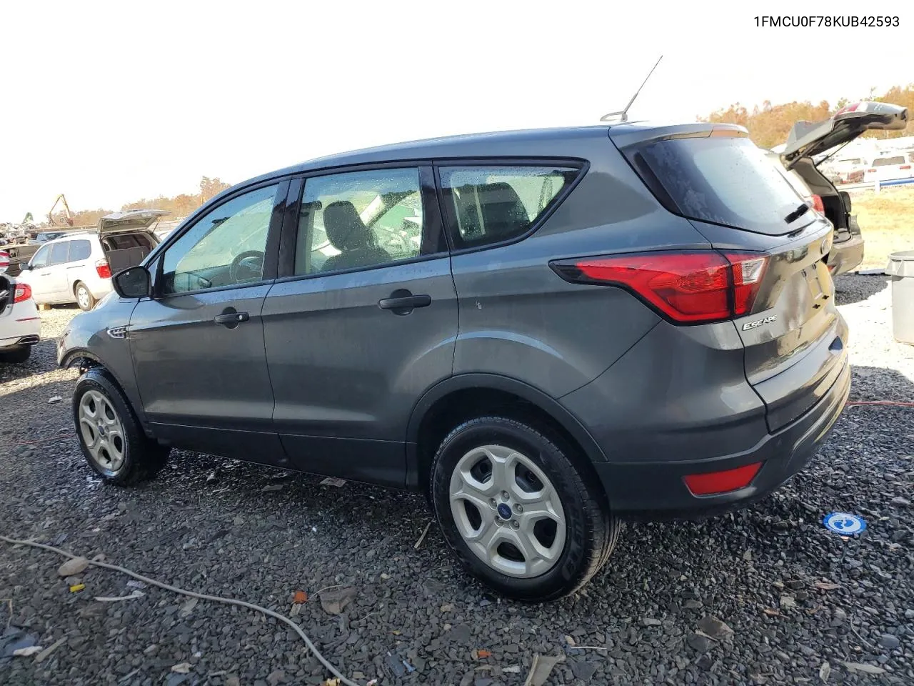 2019 Ford Escape S VIN: 1FMCU0F78KUB42593 Lot: 78163174