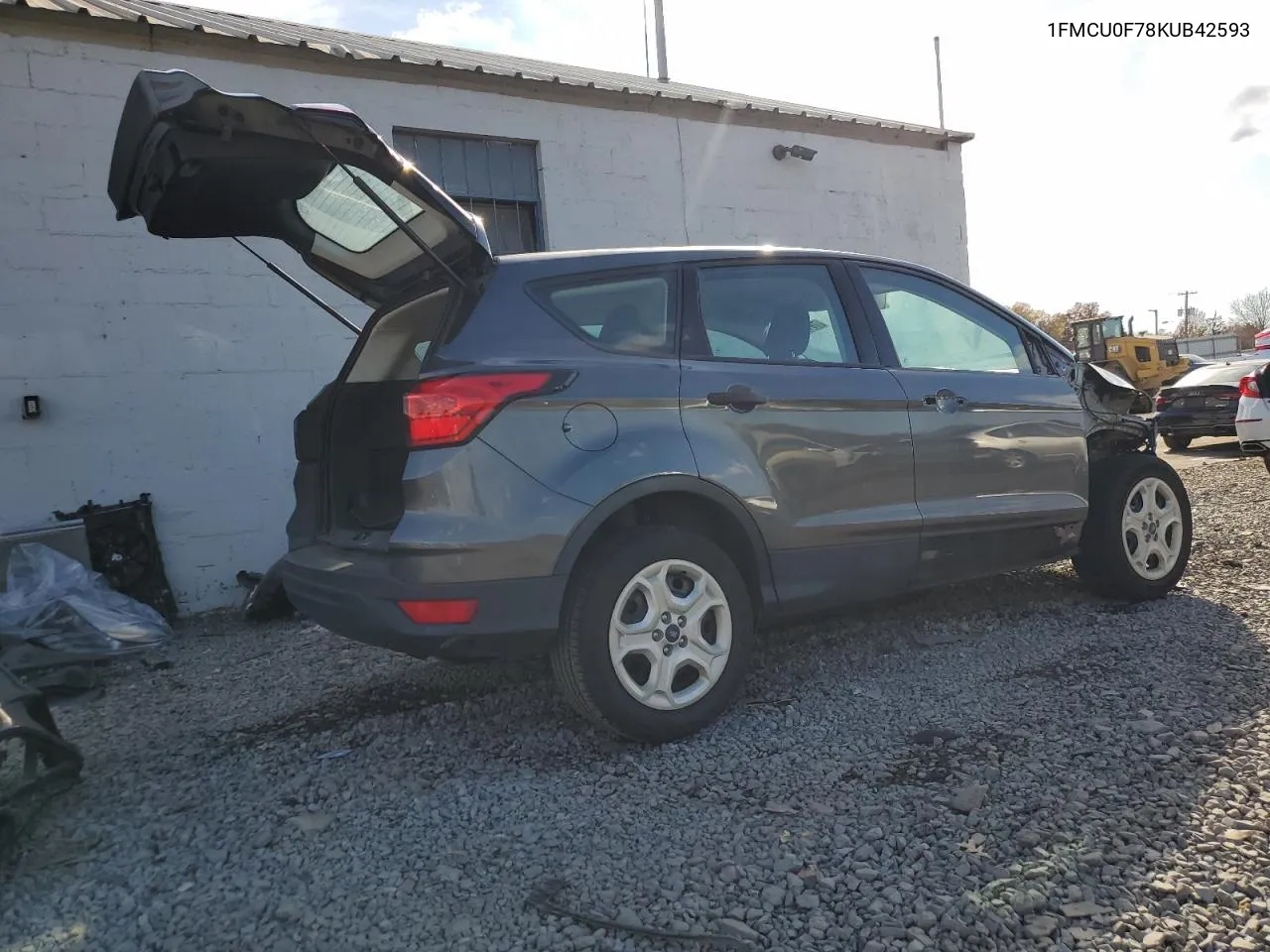 2019 Ford Escape S VIN: 1FMCU0F78KUB42593 Lot: 78163174