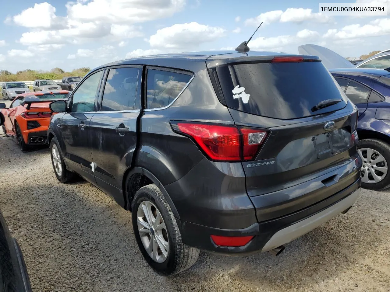 2019 Ford Escape Se VIN: 1FMCU0GD4KUA33794 Lot: 78230964