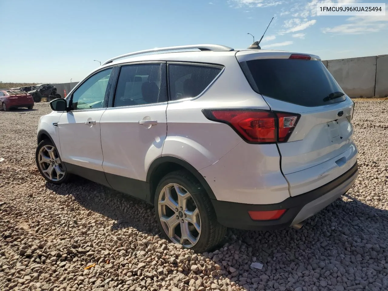 2019 Ford Escape Titanium VIN: 1FMCU9J96KUA25494 Lot: 78277154