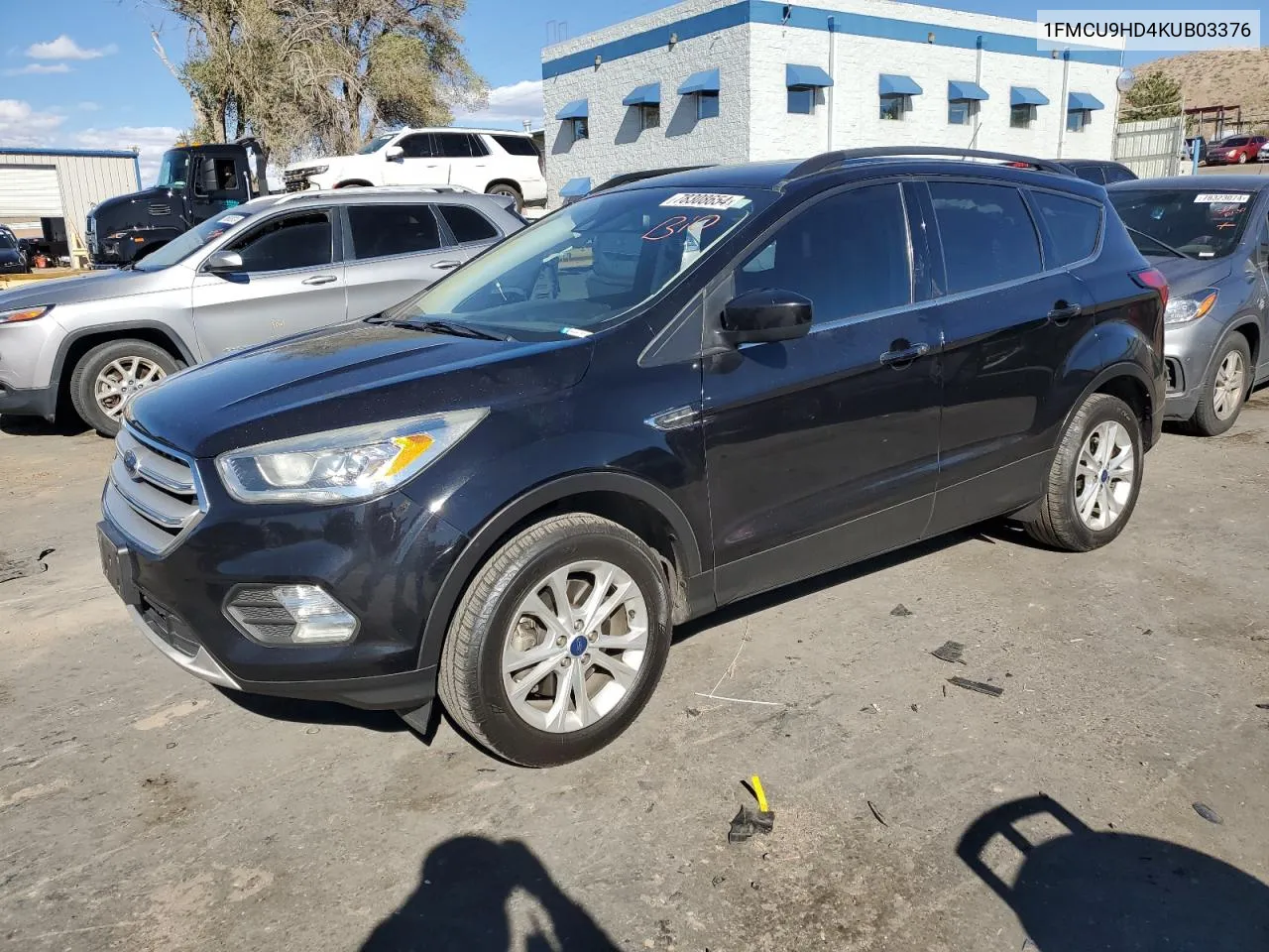 2019 Ford Escape Sel VIN: 1FMCU9HD4KUB03376 Lot: 78308654