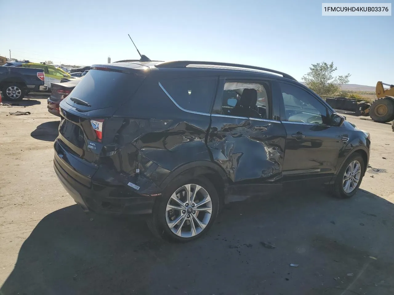 2019 Ford Escape Sel VIN: 1FMCU9HD4KUB03376 Lot: 78308654