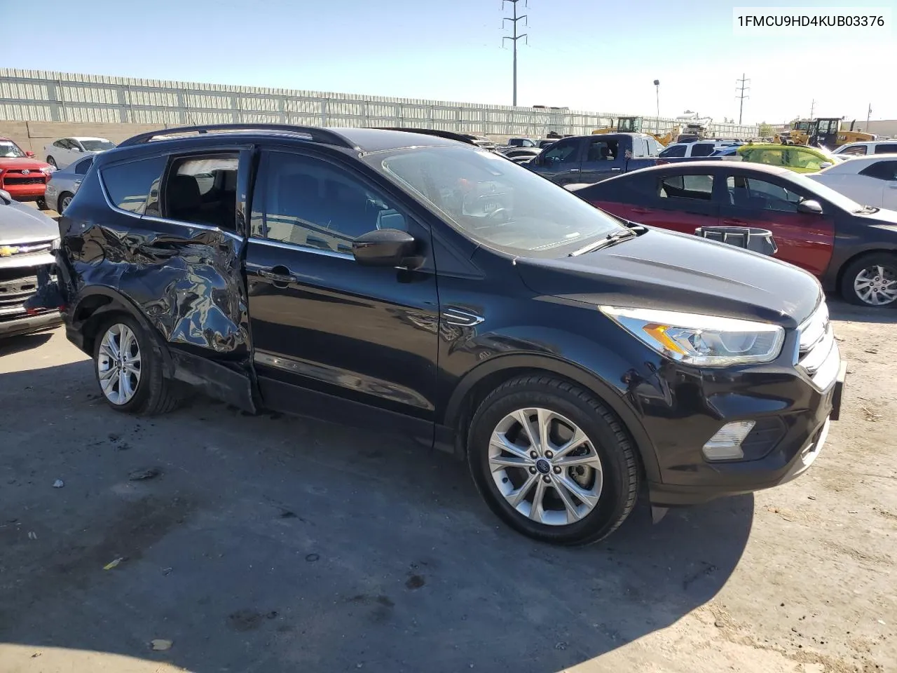 2019 Ford Escape Sel VIN: 1FMCU9HD4KUB03376 Lot: 78308654