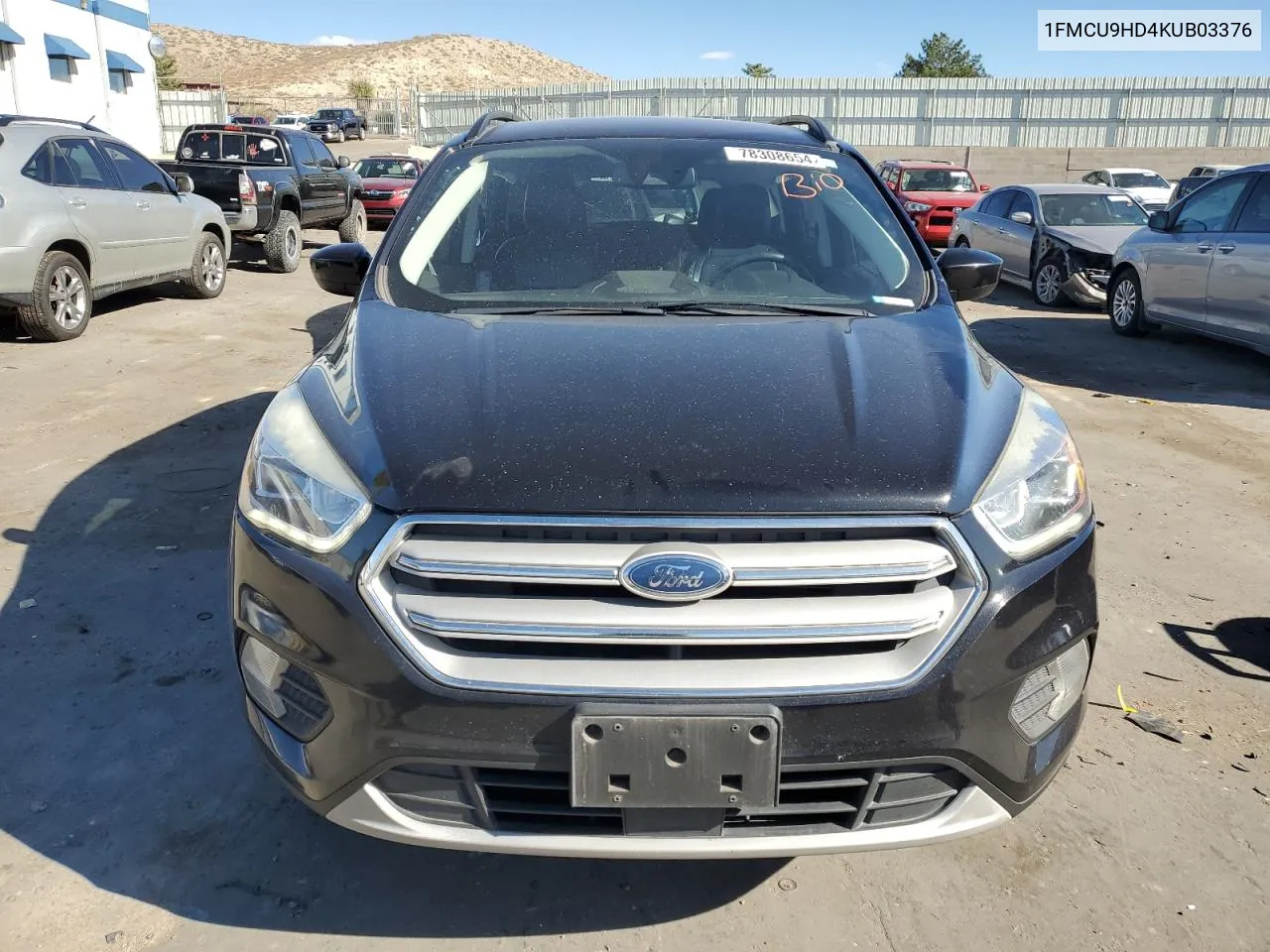 2019 Ford Escape Sel VIN: 1FMCU9HD4KUB03376 Lot: 78308654