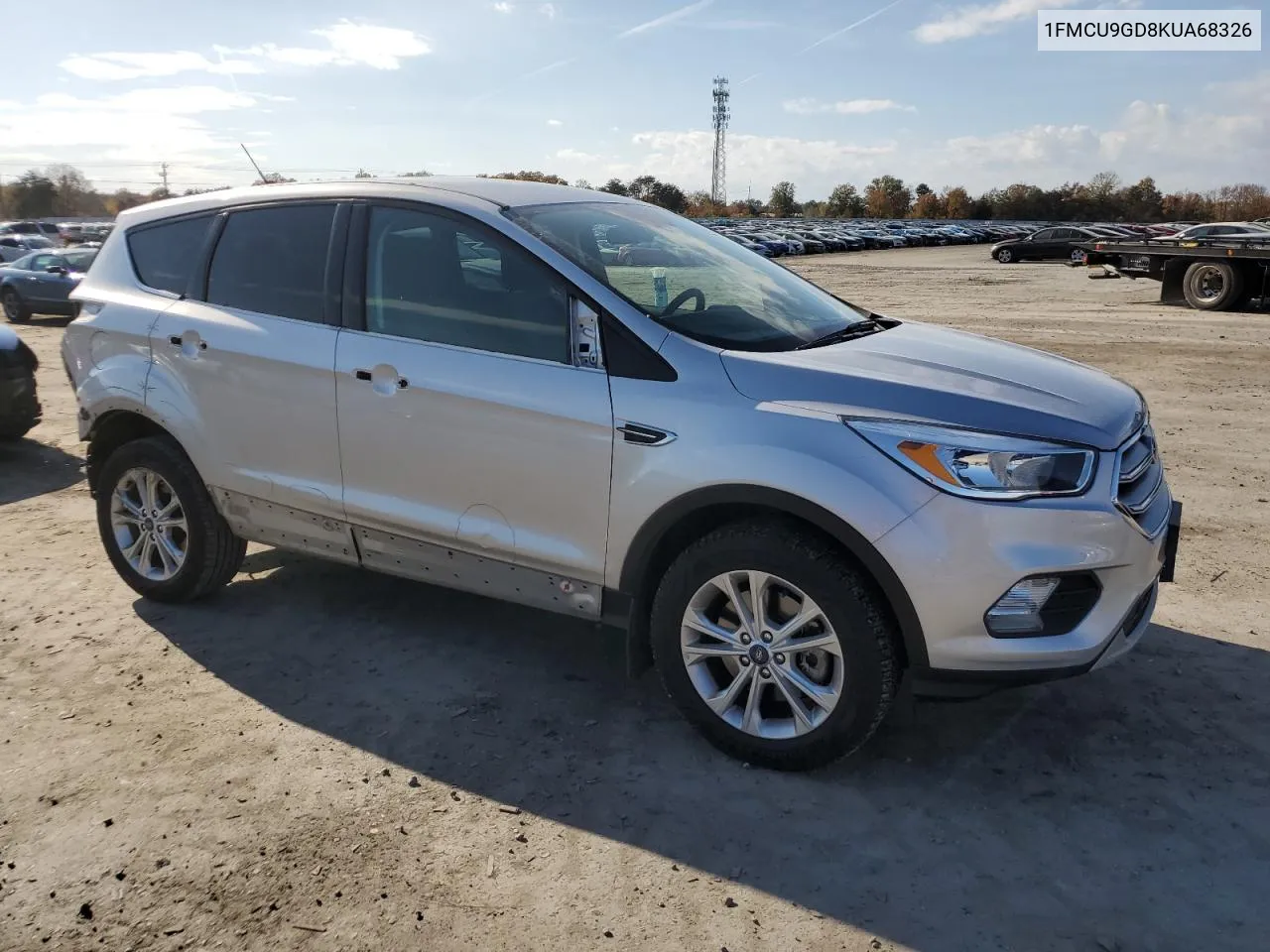 2019 Ford Escape Se VIN: 1FMCU9GD8KUA68326 Lot: 78477544