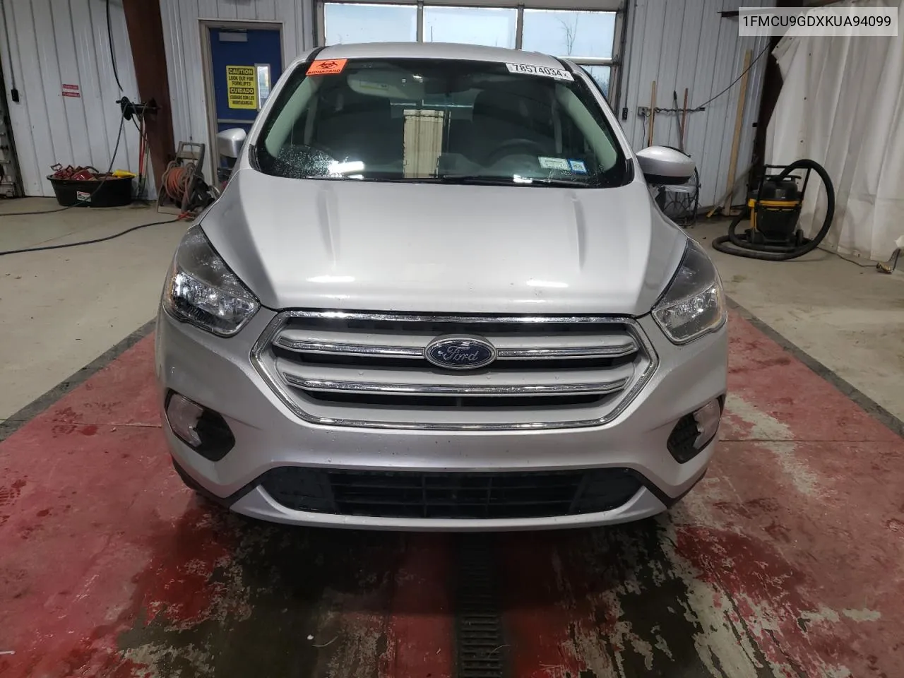 2019 Ford Escape Se VIN: 1FMCU9GDXKUA94099 Lot: 78574034