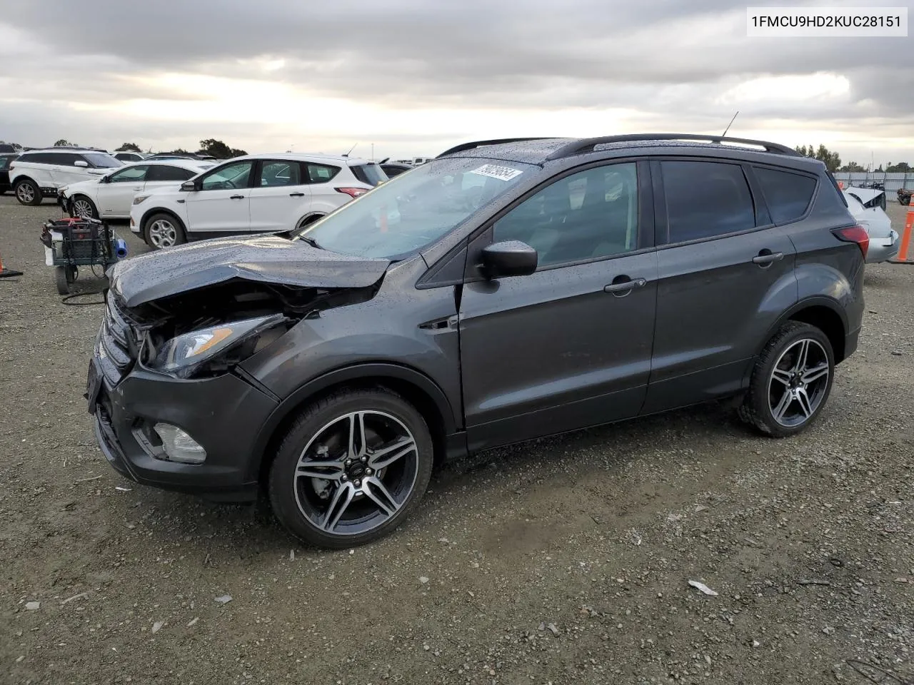 2019 Ford Escape Sel VIN: 1FMCU9HD2KUC28151 Lot: 79029654