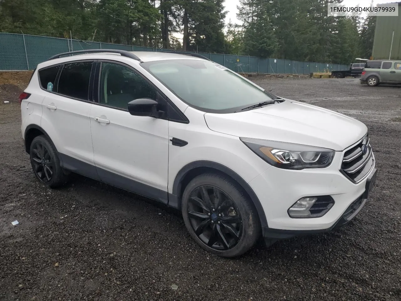 2019 Ford Escape Se VIN: 1FMCU9GD4KUB79939 Lot: 79064974