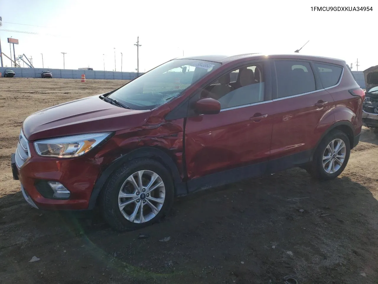 2019 Ford Escape Se VIN: 1FMCU9GDXKUA34954 Lot: 79843864