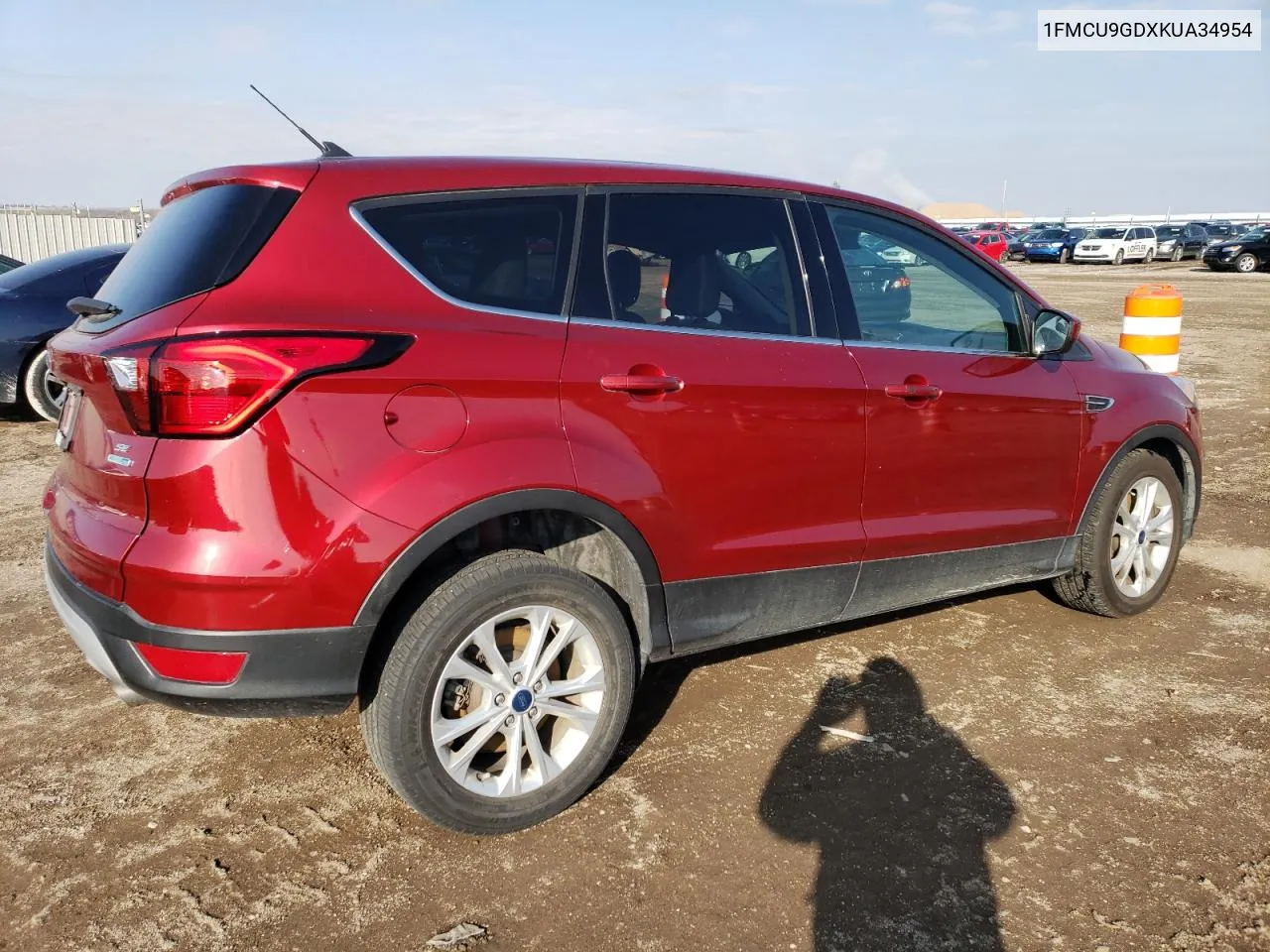 2019 Ford Escape Se VIN: 1FMCU9GDXKUA34954 Lot: 79843864