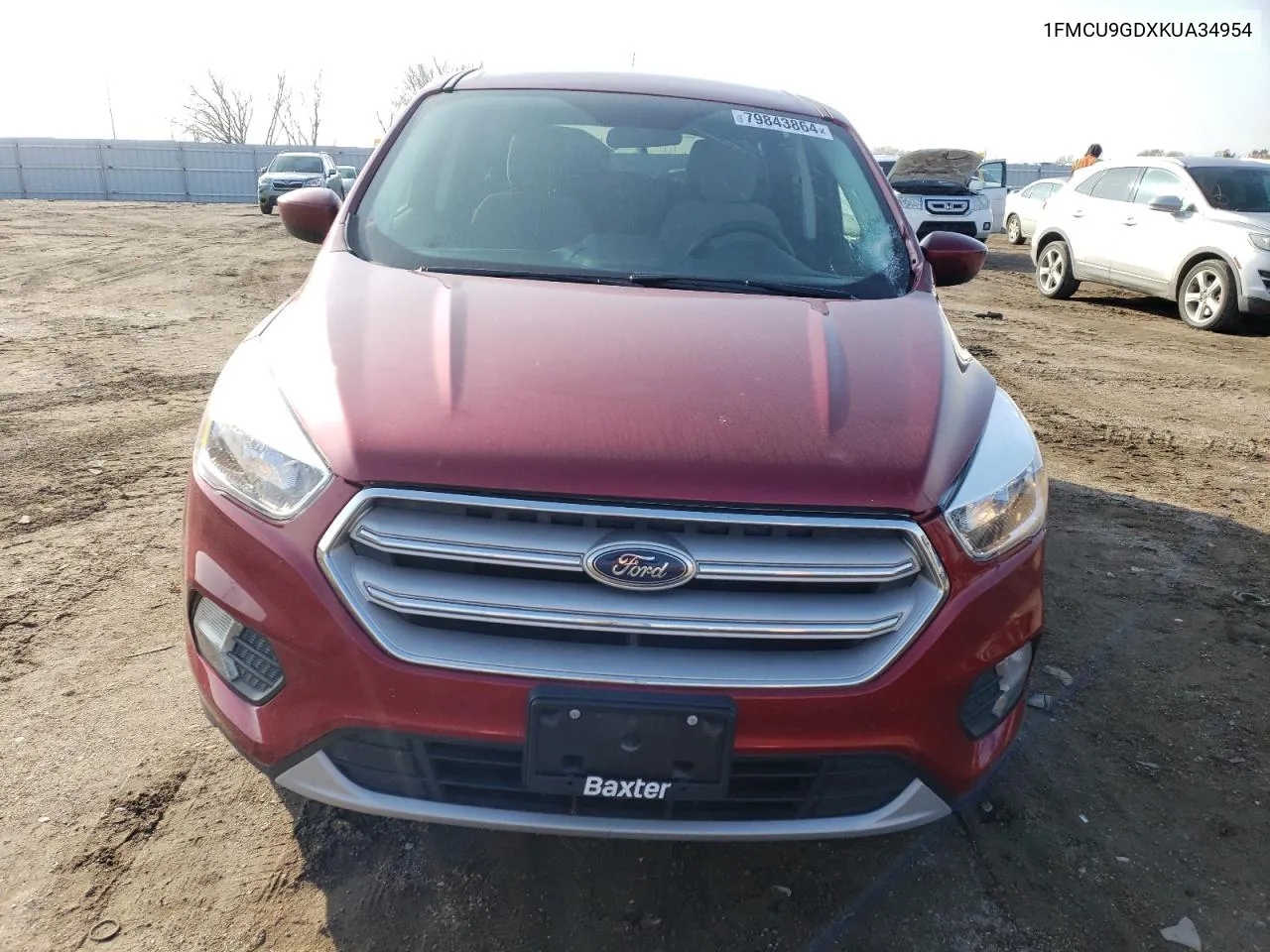 2019 Ford Escape Se VIN: 1FMCU9GDXKUA34954 Lot: 79843864