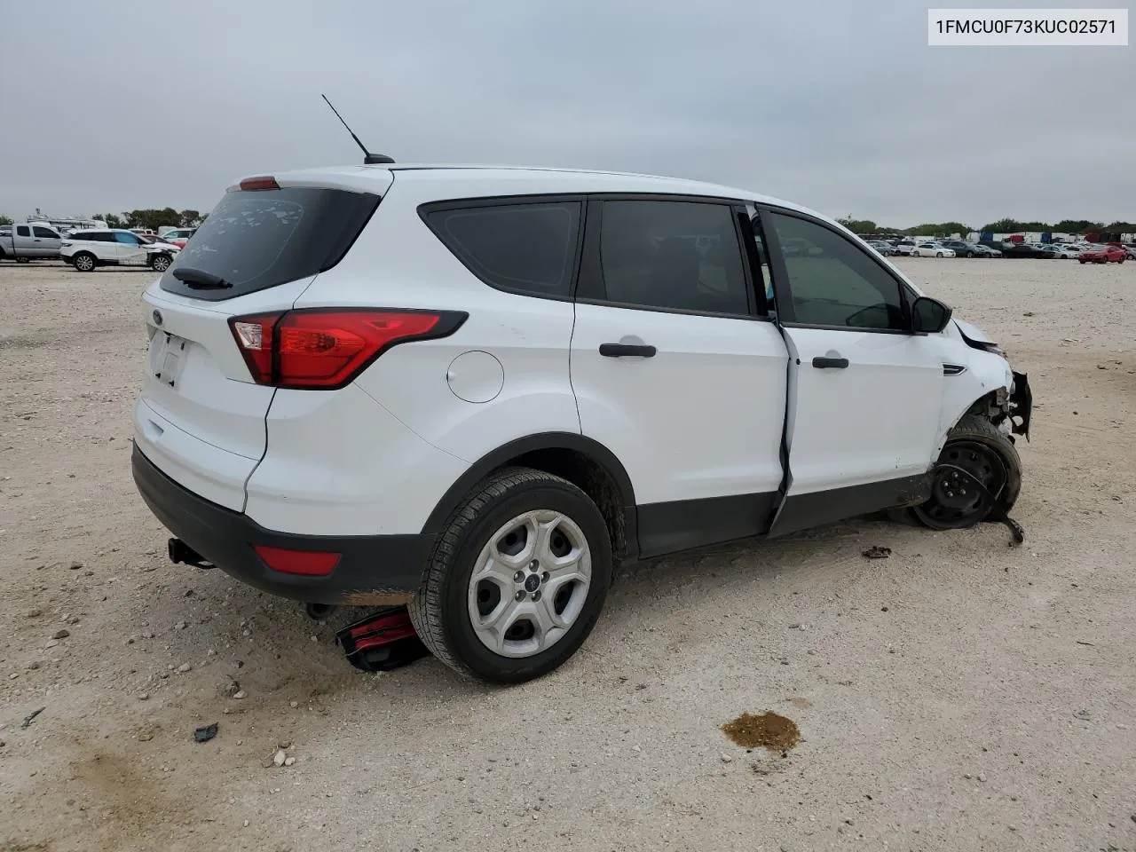 2019 Ford Escape S VIN: 1FMCU0F73KUC02571 Lot: 80276194