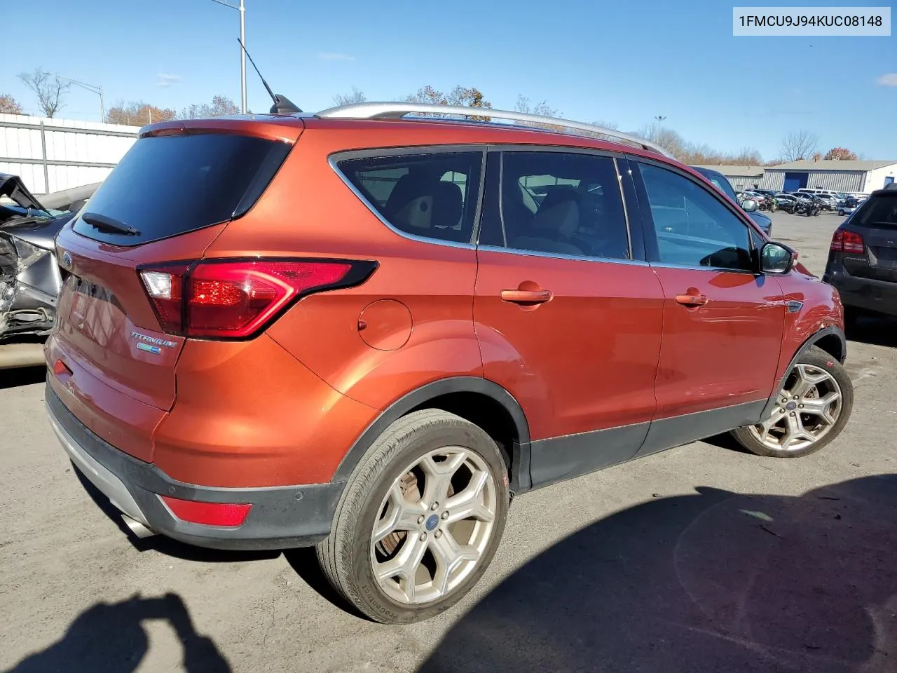 2019 Ford Escape Titanium VIN: 1FMCU9J94KUC08148 Lot: 80285934