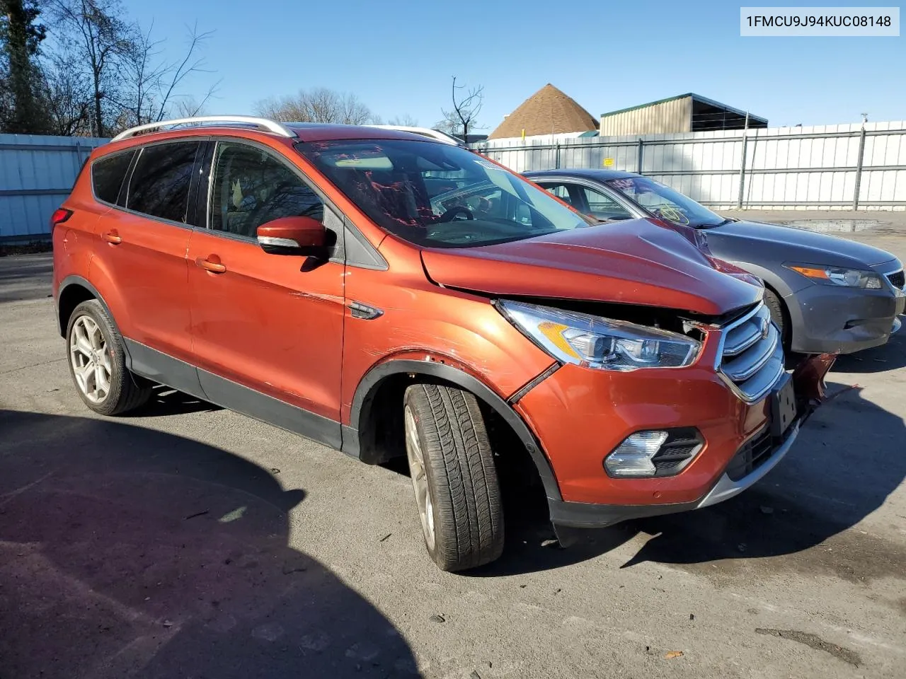 2019 Ford Escape Titanium VIN: 1FMCU9J94KUC08148 Lot: 80285934