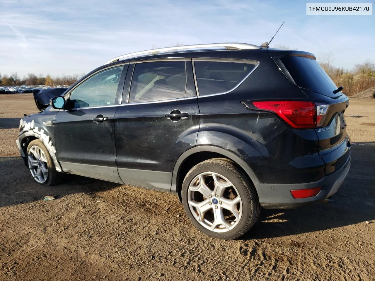 2019 Ford Escape Titanium VIN: 1FMCU9J96KUB42170 Lot: 80533534