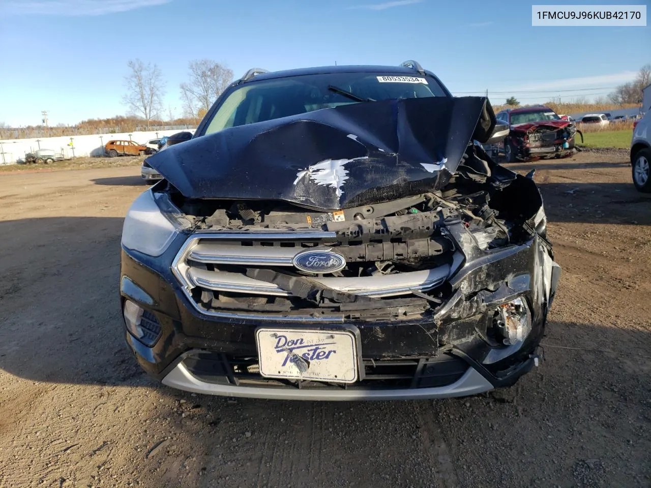 2019 Ford Escape Titanium VIN: 1FMCU9J96KUB42170 Lot: 80533534