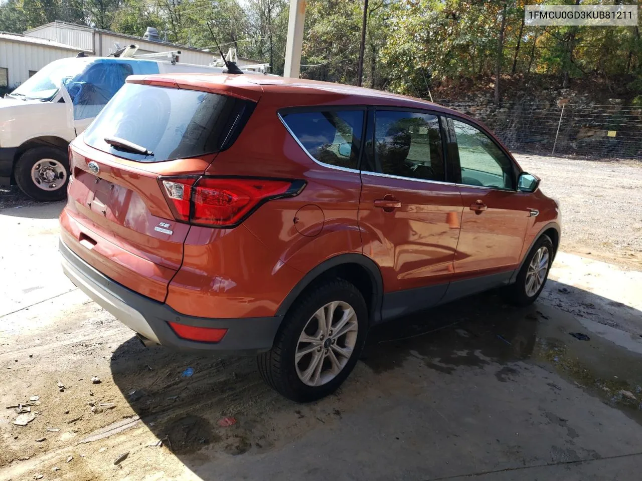 2019 Ford Escape Se VIN: 1FMCU0GD3KUB81211 Lot: 80751104