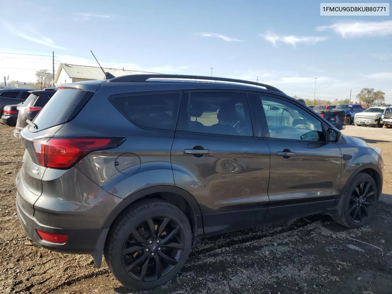 2019 Ford Escape Se VIN: 1FMCU9GD8KUB80771 Lot: 80851374