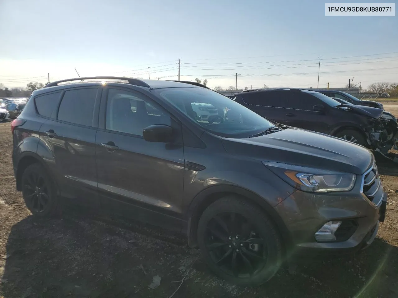 2019 Ford Escape Se VIN: 1FMCU9GD8KUB80771 Lot: 80851374