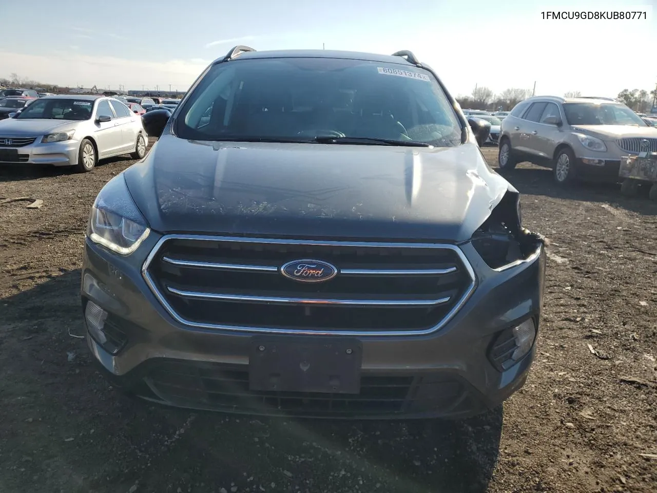 2019 Ford Escape Se VIN: 1FMCU9GD8KUB80771 Lot: 80851374