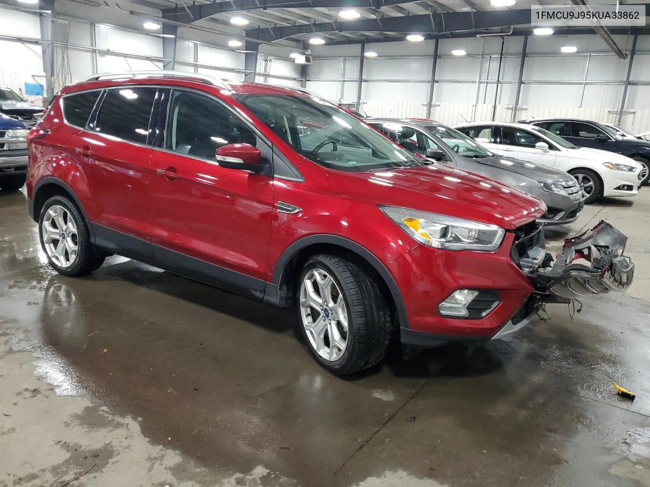 2019 Ford Escape Titanium VIN: 1FMCU9J95KUA33862 Lot: 81337524