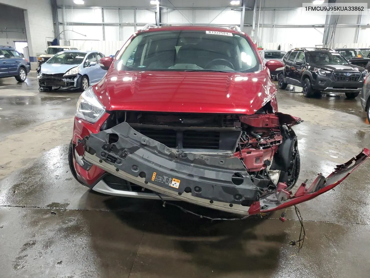 2019 Ford Escape Titanium VIN: 1FMCU9J95KUA33862 Lot: 81337524