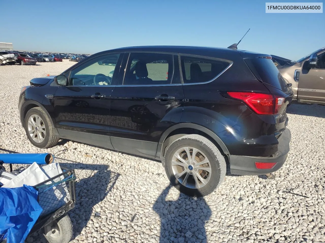 2019 Ford Escape Se VIN: 1FMCU0GD8KUA64000 Lot: 81412394