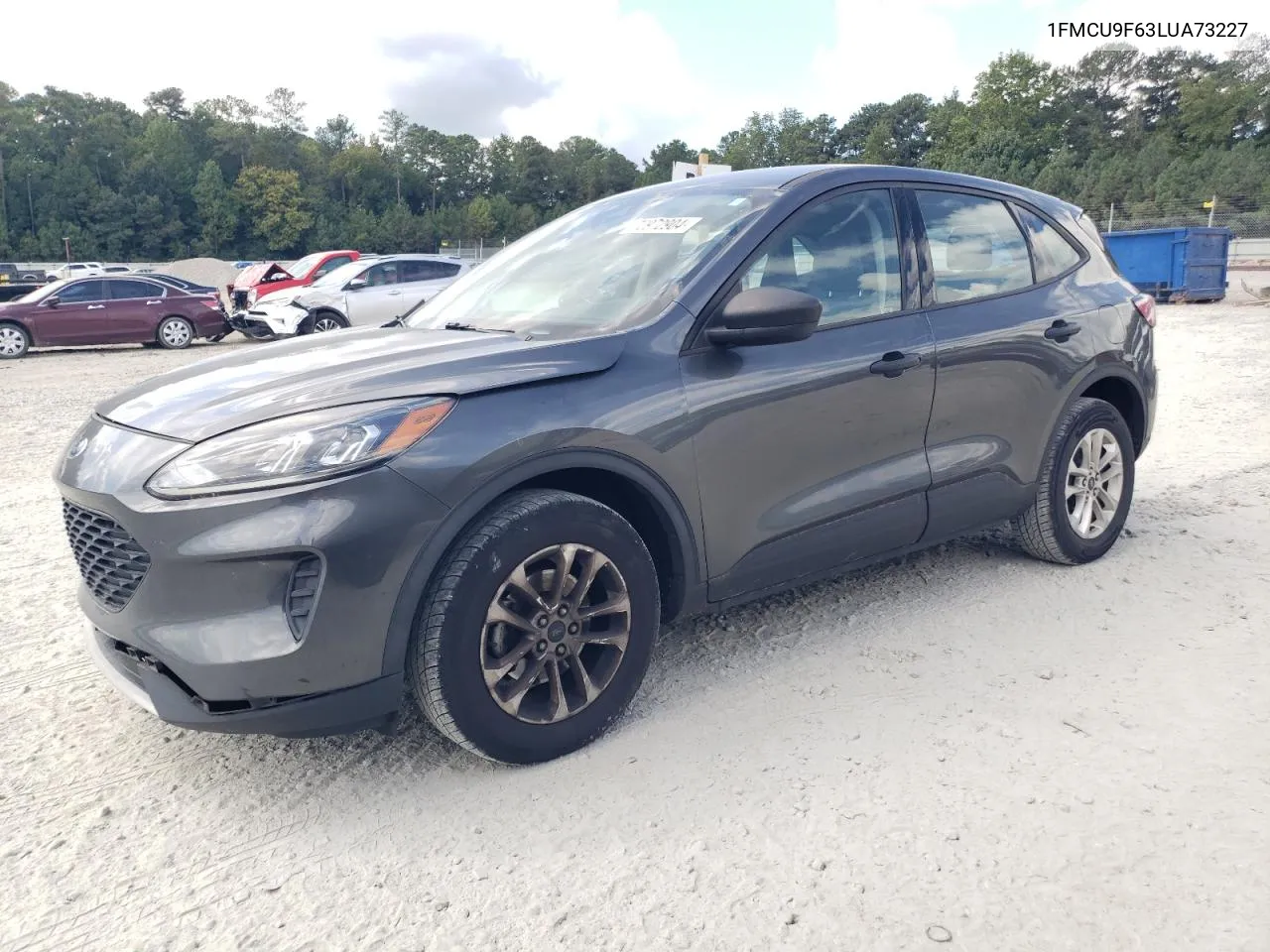 2020 Ford Escape S VIN: 1FMCU9F63LUA73227 Lot: 70972904