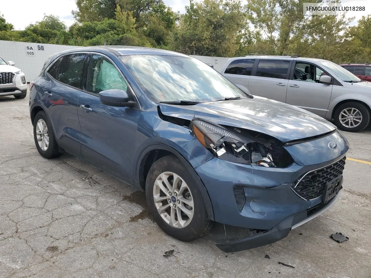 2020 Ford Escape Se VIN: 1FMCU0G61LUC18288 Lot: 74267654