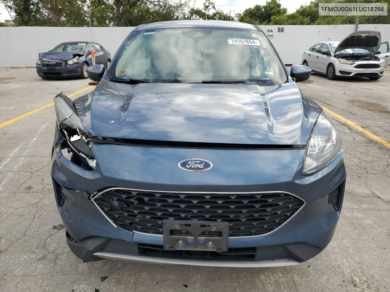 2020 Ford Escape Se VIN: 1FMCU0G61LUC18288 Lot: 74267654