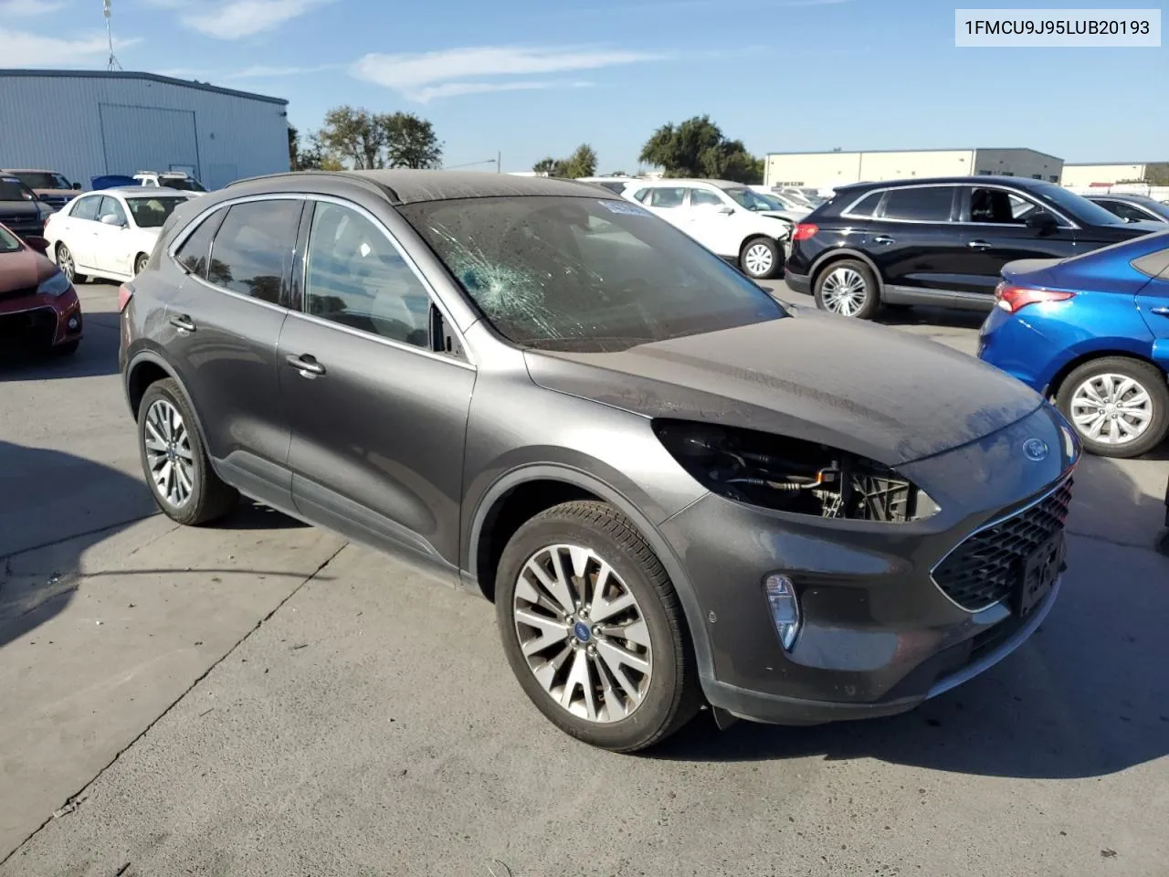 2020 Ford Escape Titanium VIN: 1FMCU9J95LUB20193 Lot: 74276494