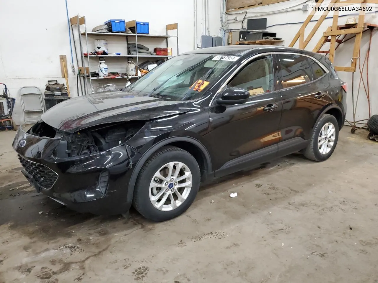 2020 Ford Escape Se VIN: 1FMCU0G68LUA34692 Lot: 74687954