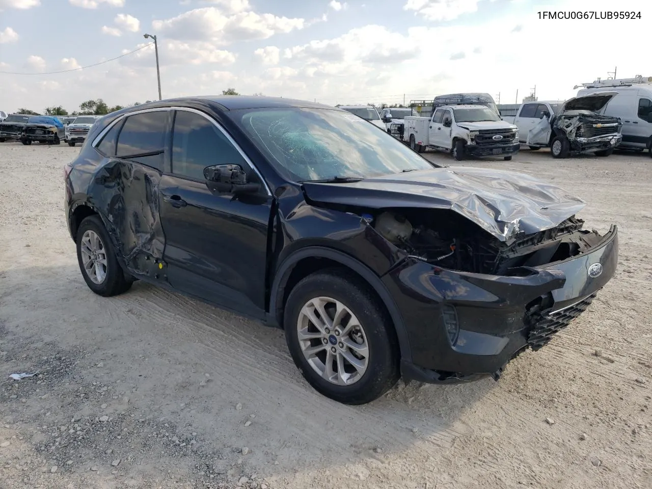 2020 Ford Escape Se VIN: 1FMCU0G67LUB95924 Lot: 74862314