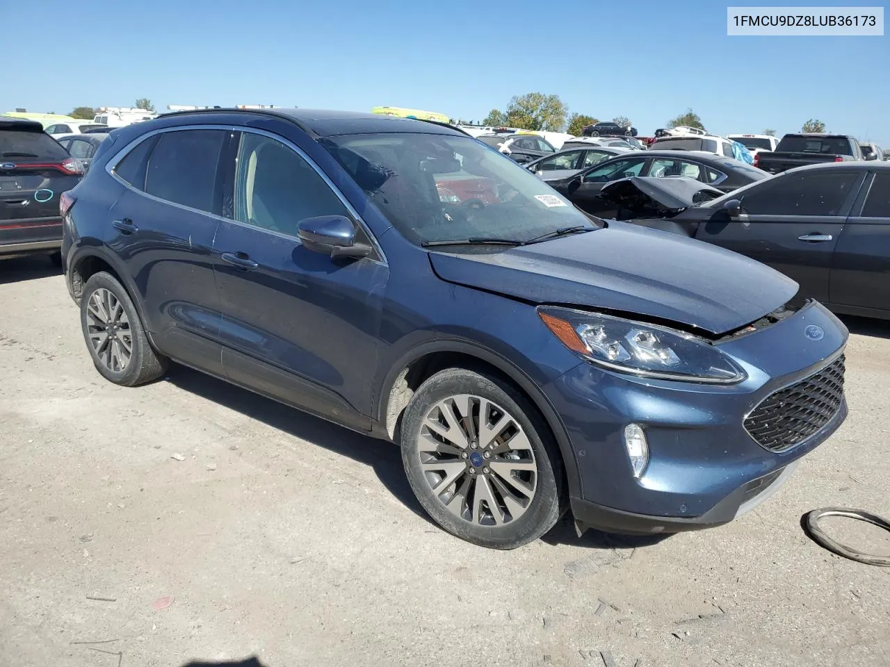 2020 Ford Escape Titanium VIN: 1FMCU9DZ8LUB36173 Lot: 75002684