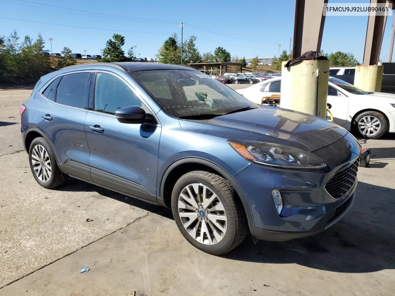 2020 Ford Escape Titanium VIN: 1FMCU9J92LUB90461 Lot: 75076194