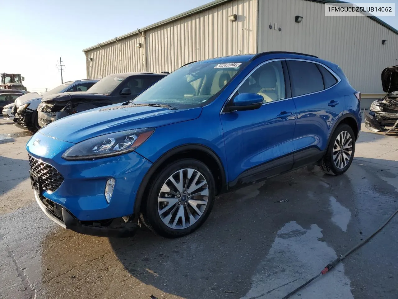 2020 Ford Escape Titanium VIN: 1FMCU0DZ5LUB14062 Lot: 75342064