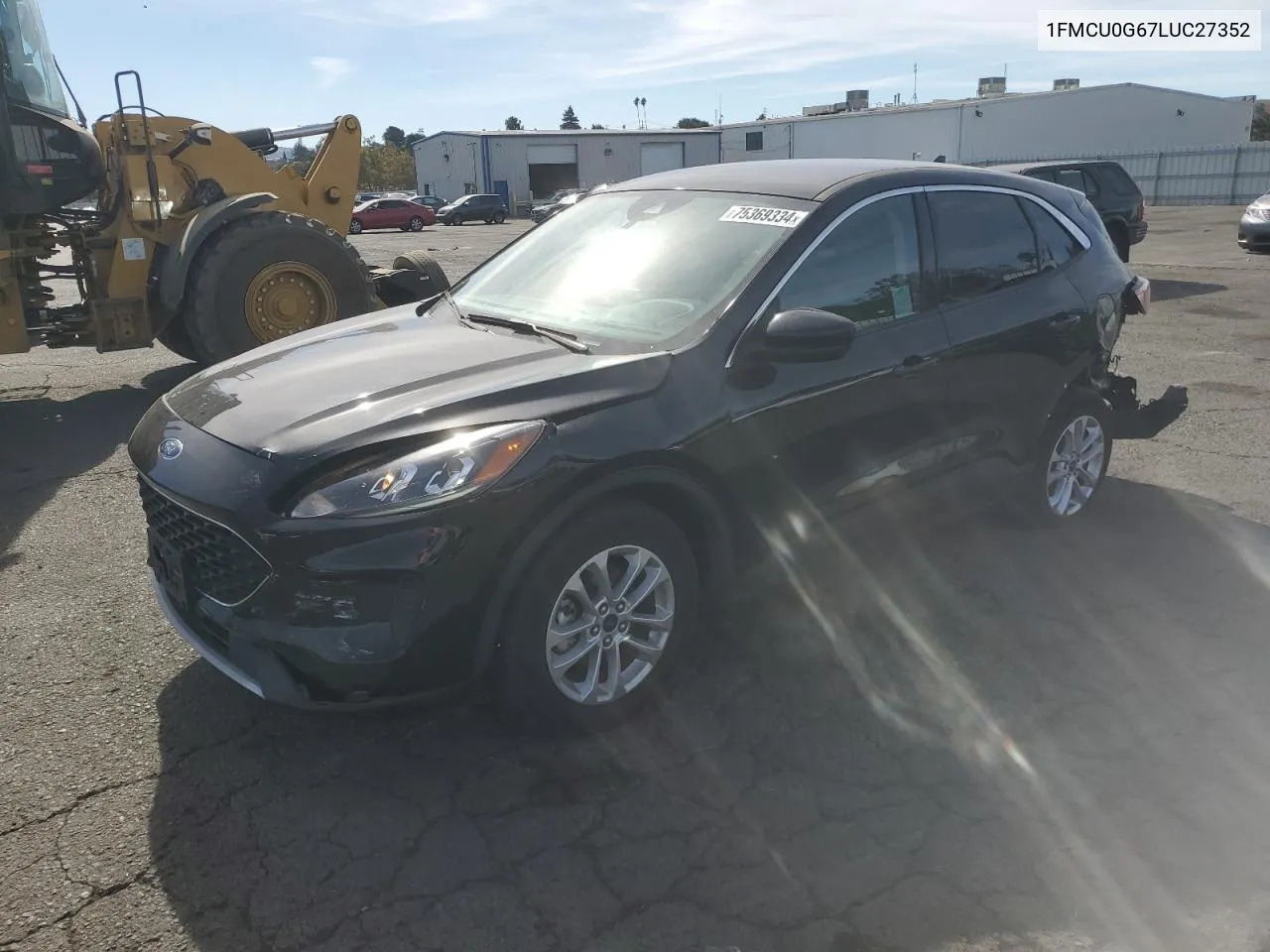 2020 Ford Escape Se VIN: 1FMCU0G67LUC27352 Lot: 75369334