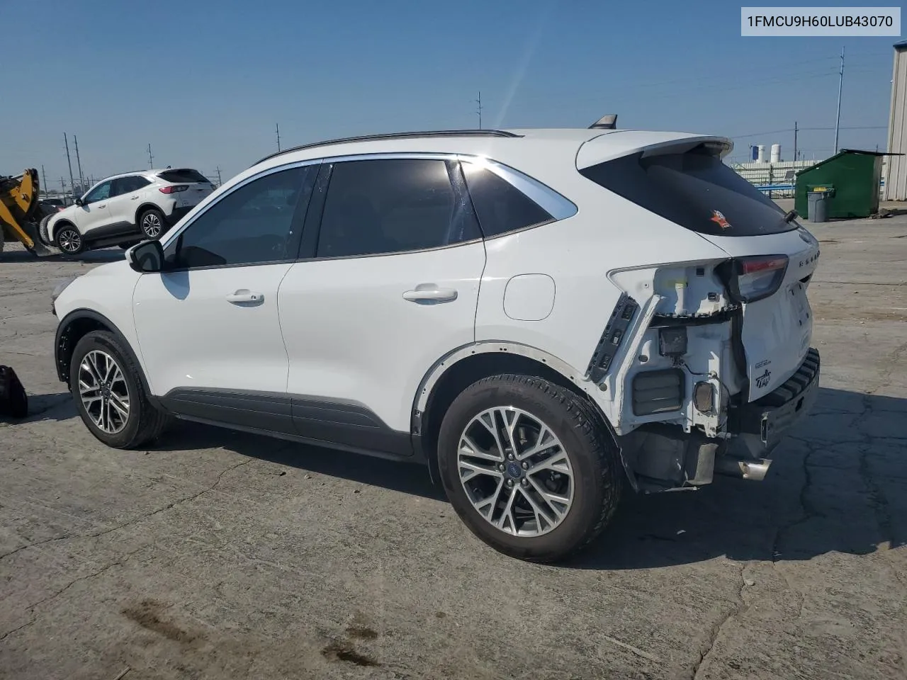 2020 Ford Escape Sel VIN: 1FMCU9H60LUB43070 Lot: 75510094