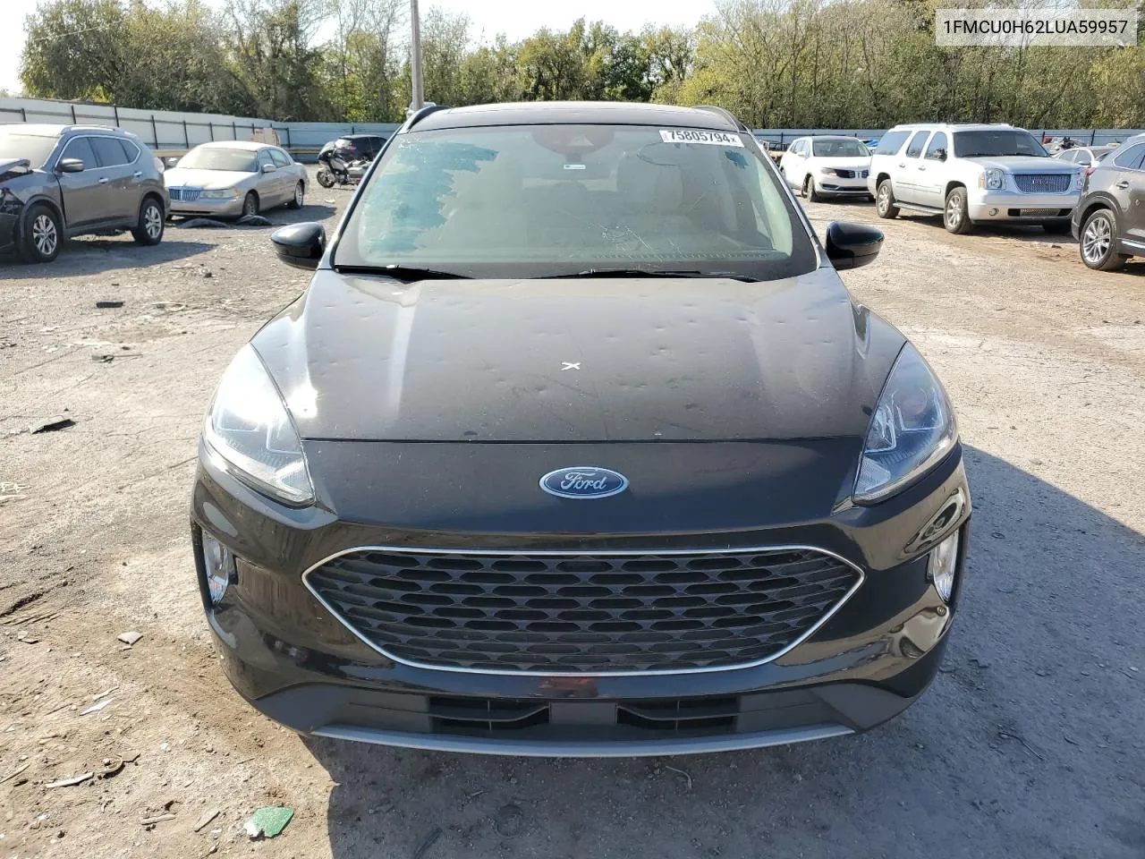 2020 Ford Escape Sel VIN: 1FMCU0H62LUA59957 Lot: 75805794