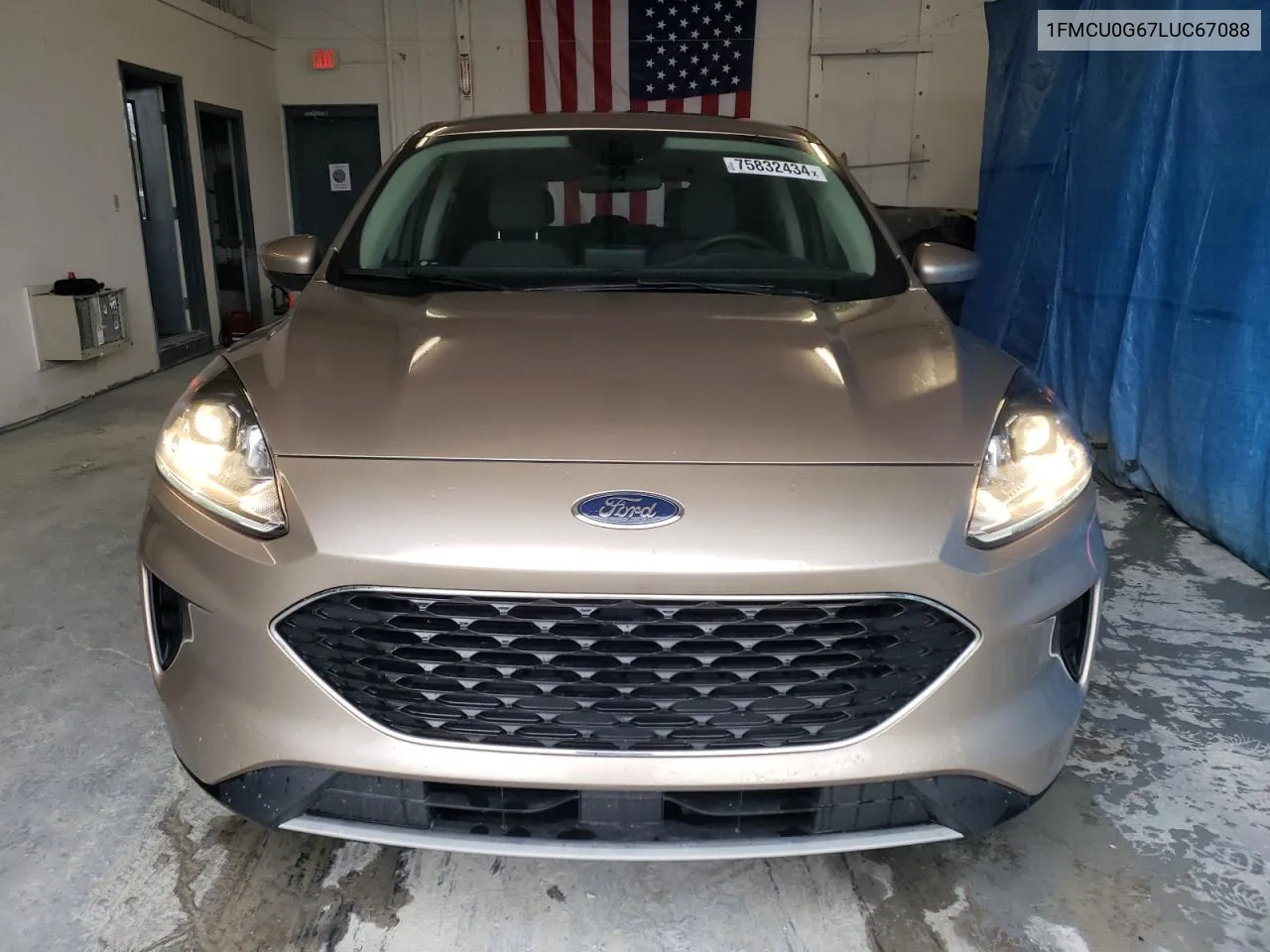 2020 Ford Escape Se VIN: 1FMCU0G67LUC67088 Lot: 75832434