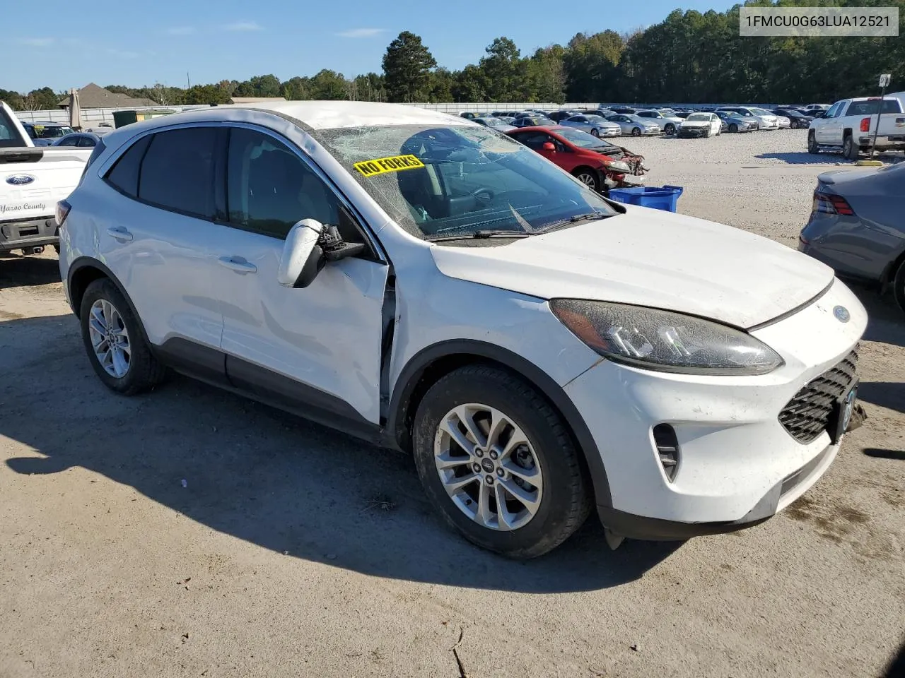 2020 Ford Escape Se VIN: 1FMCU0G63LUA12521 Lot: 76599994