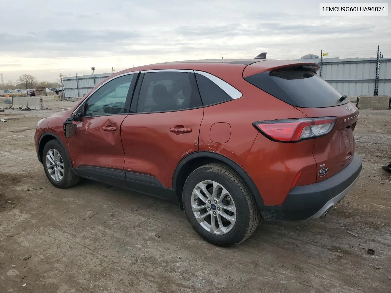 2020 Ford Escape Se VIN: 1FMCU9G60LUA96074 Lot: 76754624